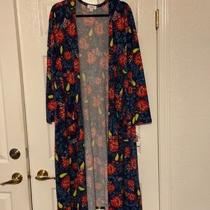 Lularoe Sarah duster cardigan.  Size XL.  NWT